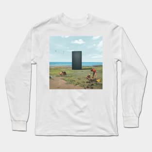 Digging For More - Surreal/Collage Art Long Sleeve T-Shirt